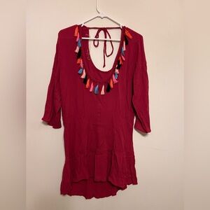 Cover up with fringe